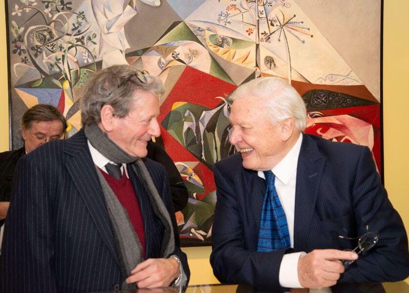 David with Sir David Attenborough